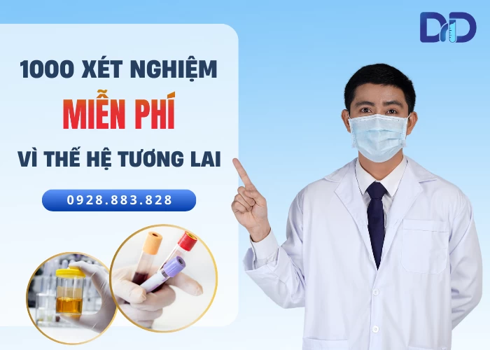 1.000 Xét Nghiệm Miễn Phí Vì Thế Hệ Tương Lai – Dr.D Cùng Bạn Gieo Mầm Sức Khỏe