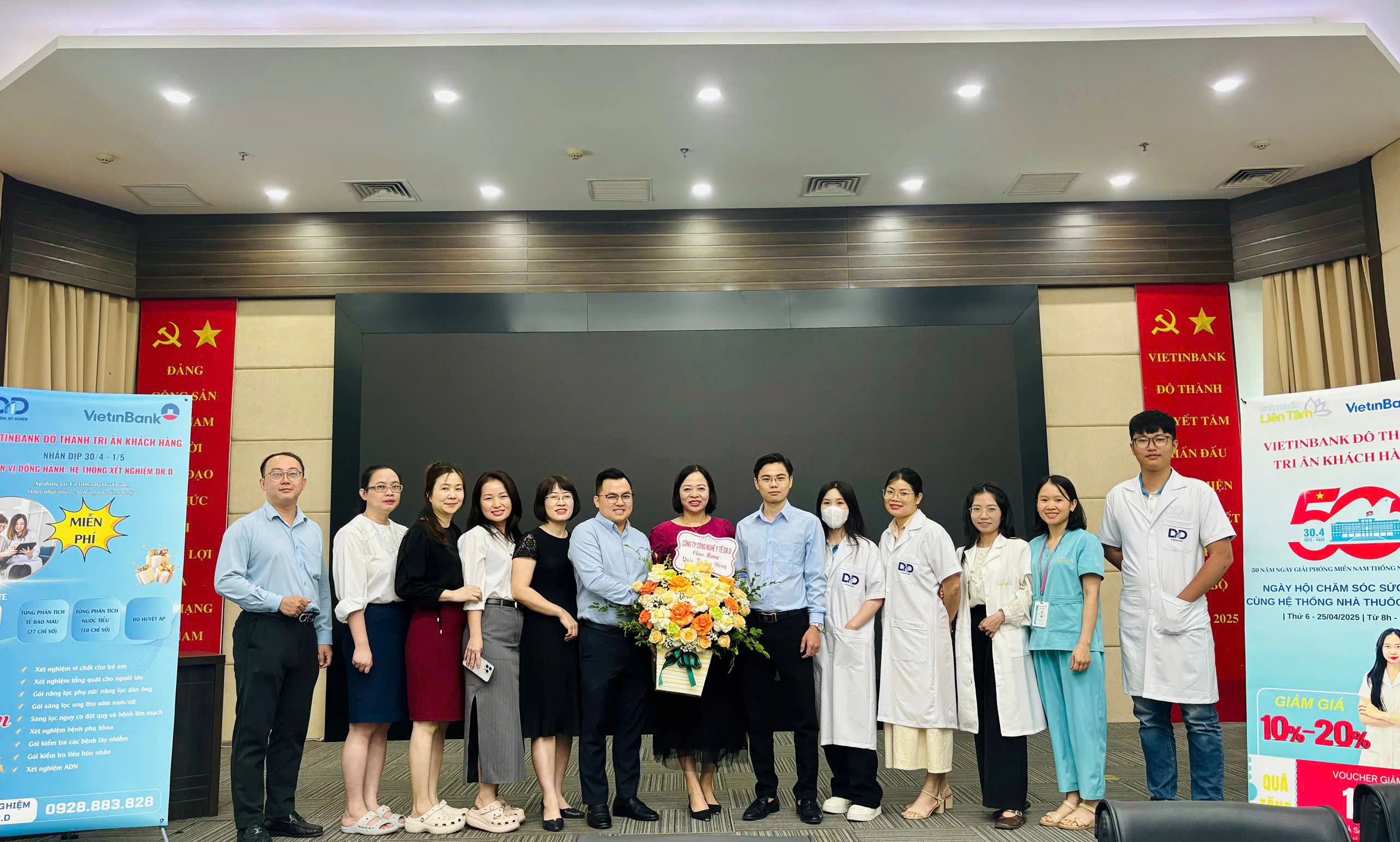 Sự kiện xét nghiệm miễn phí tại Vietinbank Đô Thành - Dr.D đồng hành vì sức khỏe cộng đồng!